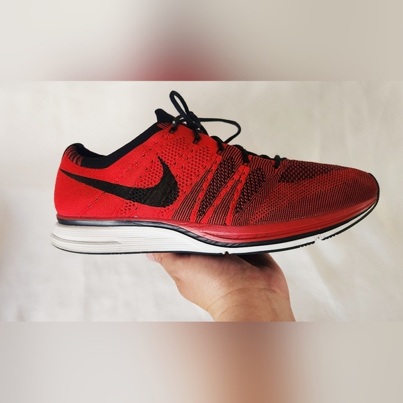 NIKE MENS FLYKNIT TRAINER UNIVERSITY RED AH8396-601 size 13 Men's sneakers shoes - Picture 6 of 16